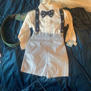 3T long sleeve 2 pc suit.  With suspenders